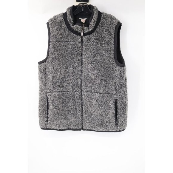 Carbon 2 Cobalt Reversible Vest Mens XL Sherpa Fleece Quilted Full Zip black - Picture 1 of 13